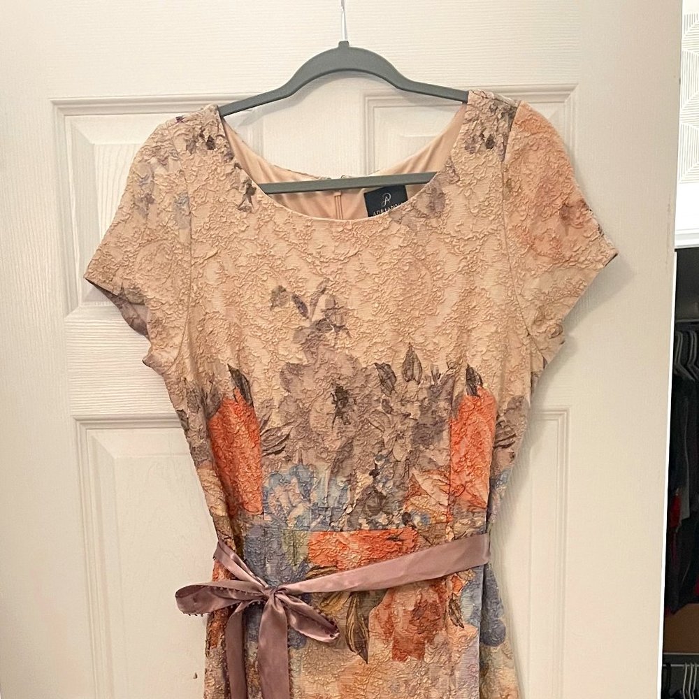 Floor Length Floral Adrianne Papell Dress
